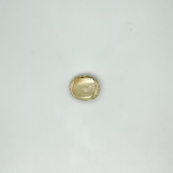 Yellow Sapphire (Pukhraj) 7.62 Ct Lab Tested